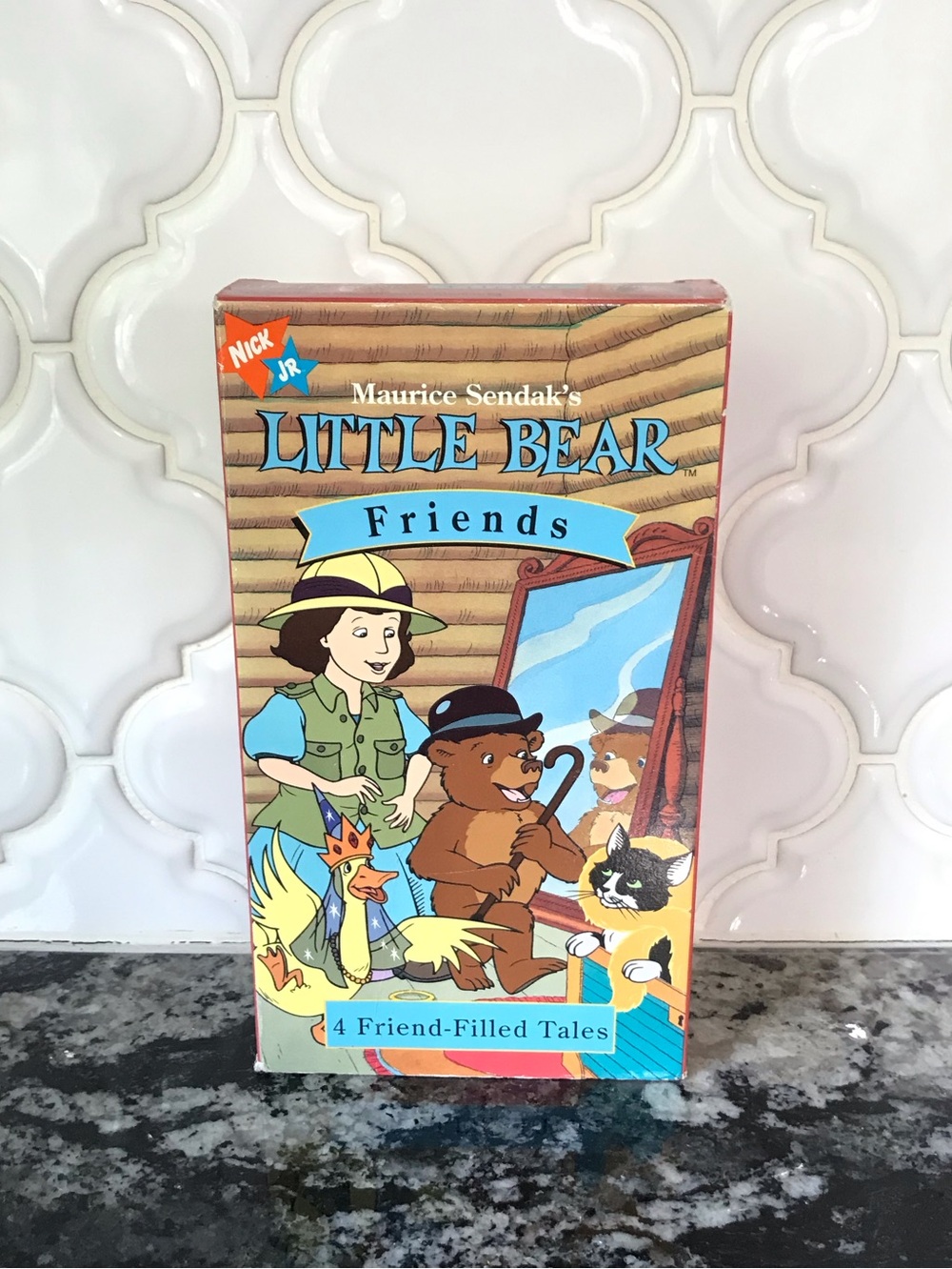 Little Bear FRIENDS VHS Maurice Sendak Tape Nick Jr RARE!